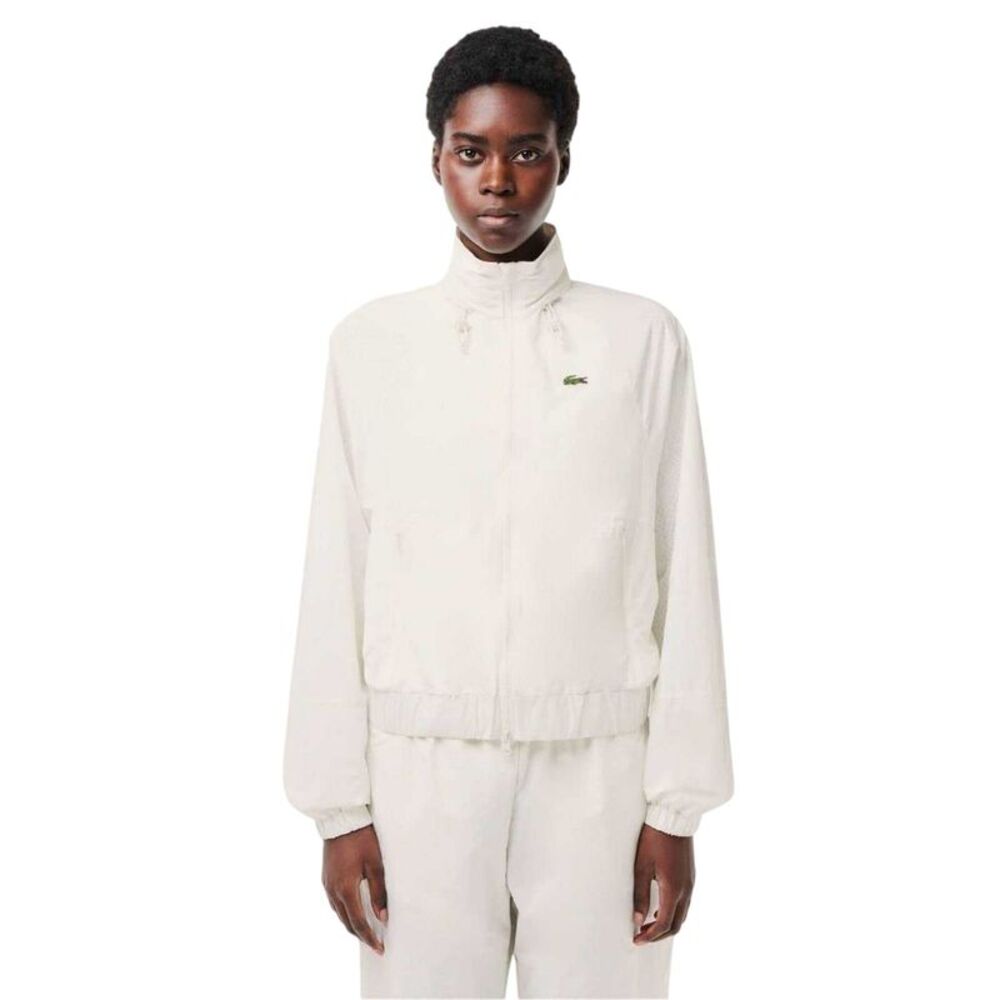 Lacoste Womens/Ladies Relaxed Fit Raincoat / White
